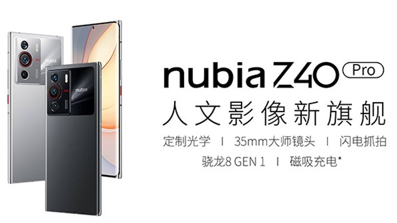 ZTE Nubia 40 Pro launched with 64 MP Sony IMX787 Main Camera