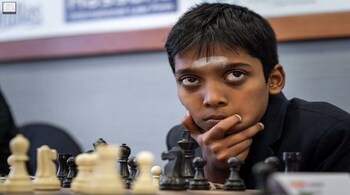 This was R Praggnanandhaa first win in any form of chess against Magnus Carlsen. (Photo: ANI)