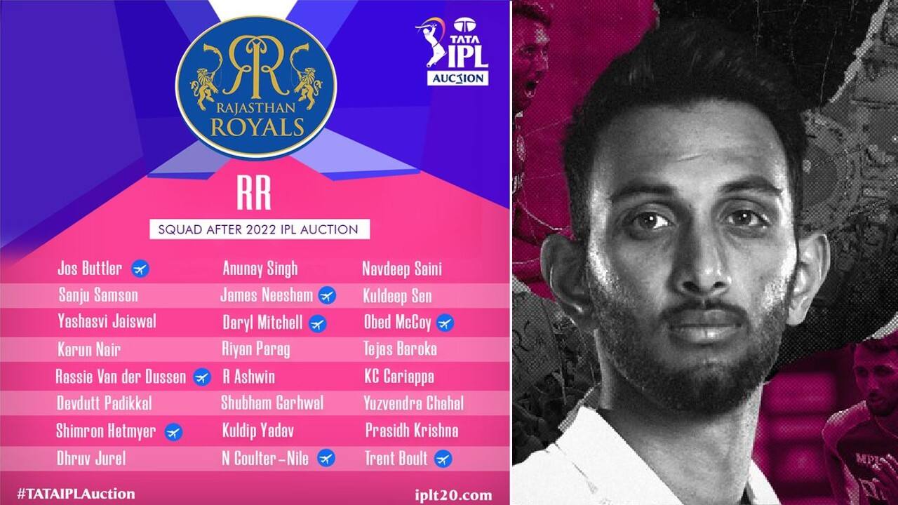 9 | Team: Rajasthan Royals | Player: Prasidh Krishna | Winning Bid: Rs 10 crore (Image: IPL)