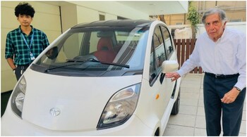 Ratan Tata's executive assistant Shantanu Naidu said the 72V Nano EV "glided more than it drove". (Image credit: ElectraEV/LinkedIn)