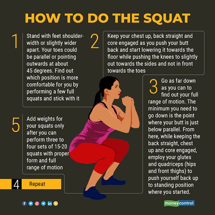 how to do squats