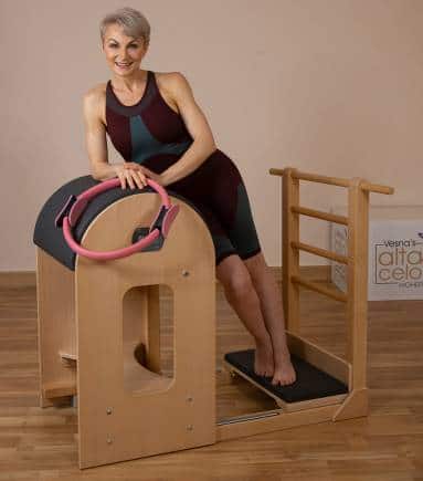 (from left) New Delhi-based fitness expert Vesna Pericevic Jacob.