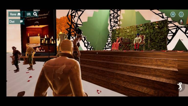 A wedding in metaverse.