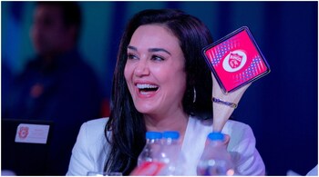 Preity Zinta is popular for her enthusiastic presence at the IPL auction and the games. (Image credit: @Goatcheeku_18/twitter)