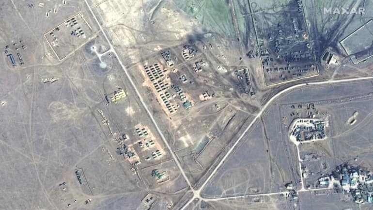 Images show Russian military activity near Ukraine still high ...