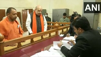 Uttar Pradesh Polls 2022 | Amit Shah by his side, Yogi Adityanath files nomination from Gorakhpur Urban