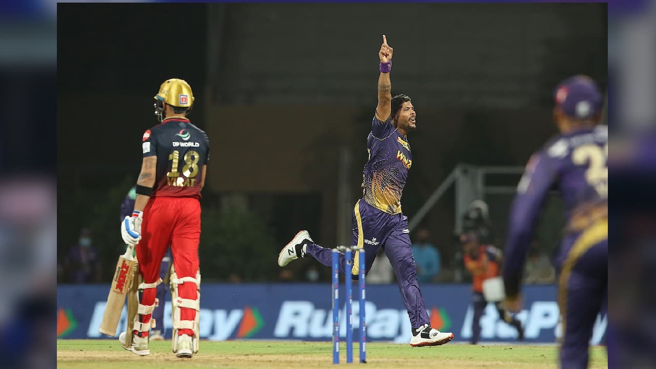 Yadav then struck again as Virat Kohli was caught behind for 12 runs. Bangalore was down to 17-3 in 2.1 overs. (Image: IPL)