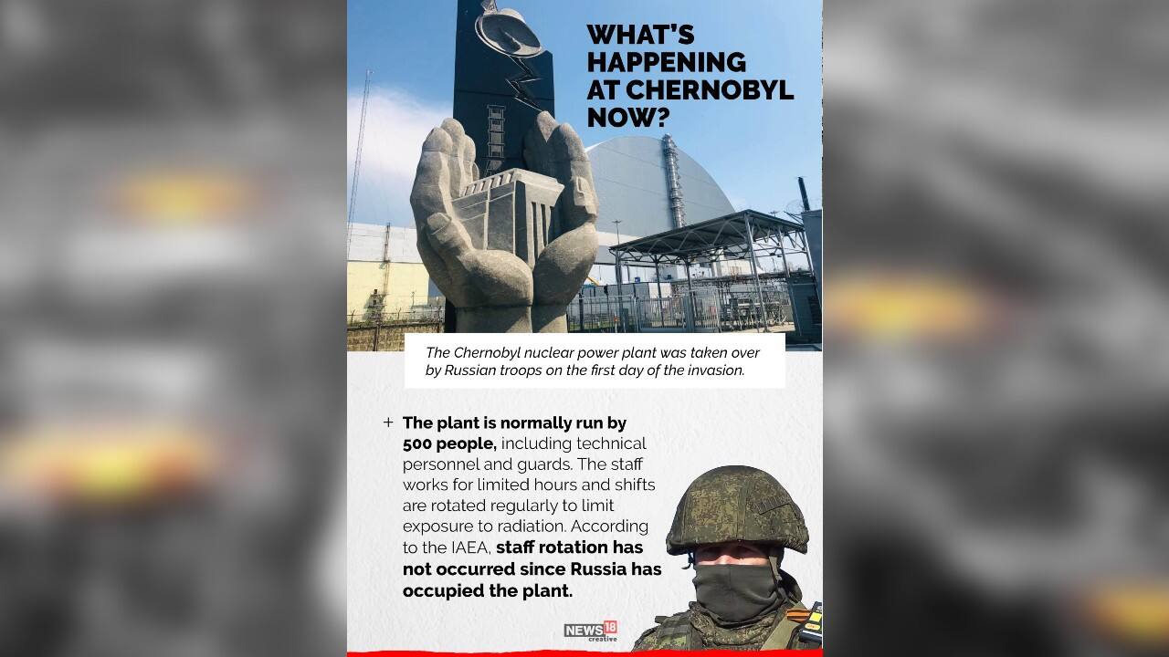 The Chernobyl nuclear power plant was taken over by Russian troops on the first day of the invasion. (Image: News18 Creative)