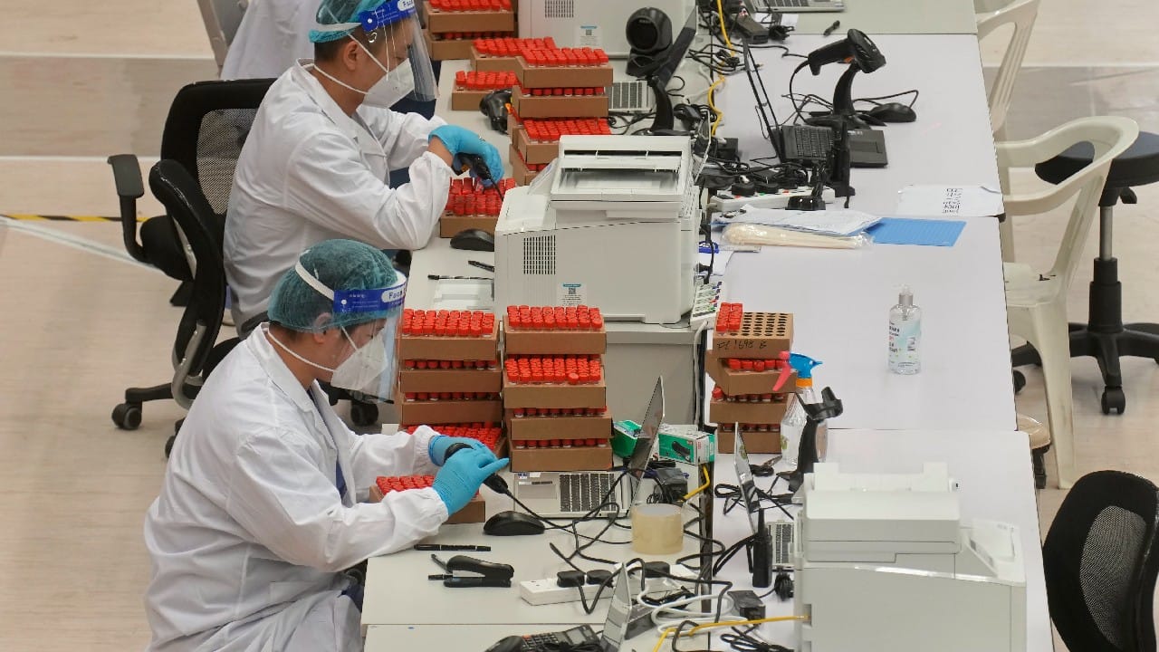 Several of the mobile labs have been set up across the city with each equipped to handle tens of thousands of samples daily. They're often deployed in mainland China, which seals off entire neighborhoods — and sometimes cities — for mass-testing when cases are detected, until every resident is cleared from infection. (Image: AP) Several of the mobile labs have been set up across the city with each equipped to handle tens of thousands of samples daily. They're often deployed in mainland China, which seals off entire neighborhoods — and sometimes cities — for mass-testing when cases are detected, until every resident is cleared from infection. (Image: AP)