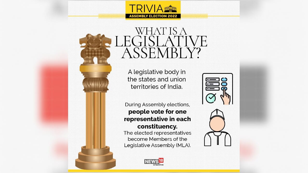 During Assembly elections, people vote for one representative in each constituency and the elected representatives become Members of the Legislative Assembly. (Image: News18 Creative)