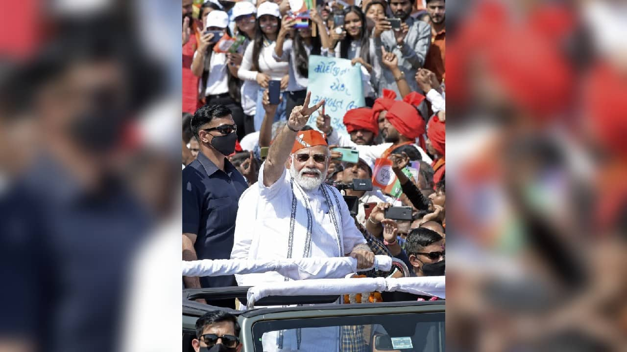 In Pics | PM Modi Holds Roadshow In Gujarat After BJP’s Massive Win In ...