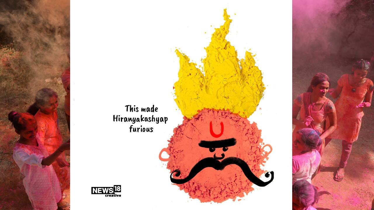 This made Hiranyakashyap furious. (Image: News18 Creative) This made Hiranyakashyap furious. (Image: News18 Creative)