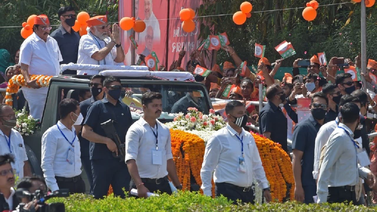 In Pics | PM Modi holds roadshow in Gujarat after BJP’s massive win in ...