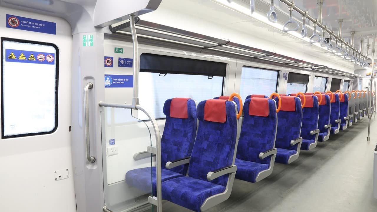 The 17 km Priority Section, between Sahibabad to Duhai, is targeted to be commissioned by 2023 and the full corridor by 2025. The civil work on the Priority Section, having a total of 5 stations, is nearing completion. Track laying activities along with Overhead Electrical Equipment’s (OHE) installation are going on the elevated viaduct. (Image: NCRTC)