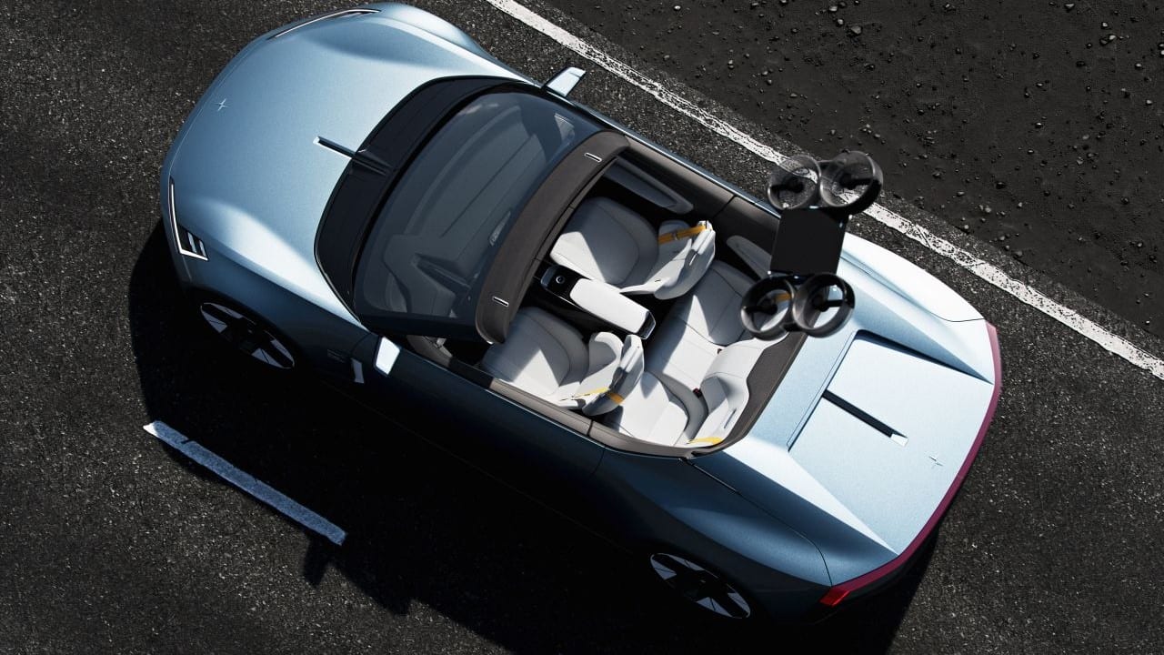 Let’s get the obvious out of the way. The O2 is Polestar’s second concept car. It is an all-electric roadster with a 2+2 seating arrangement. In terms of design, the roadster very closely resembles the Precept concept which debuted in 2020. The Precept itself goes on to become the Polestar 5 in 2024, but the O2 is considerably shorter with a body length of just 4,600 metres. (Image: Polestar)