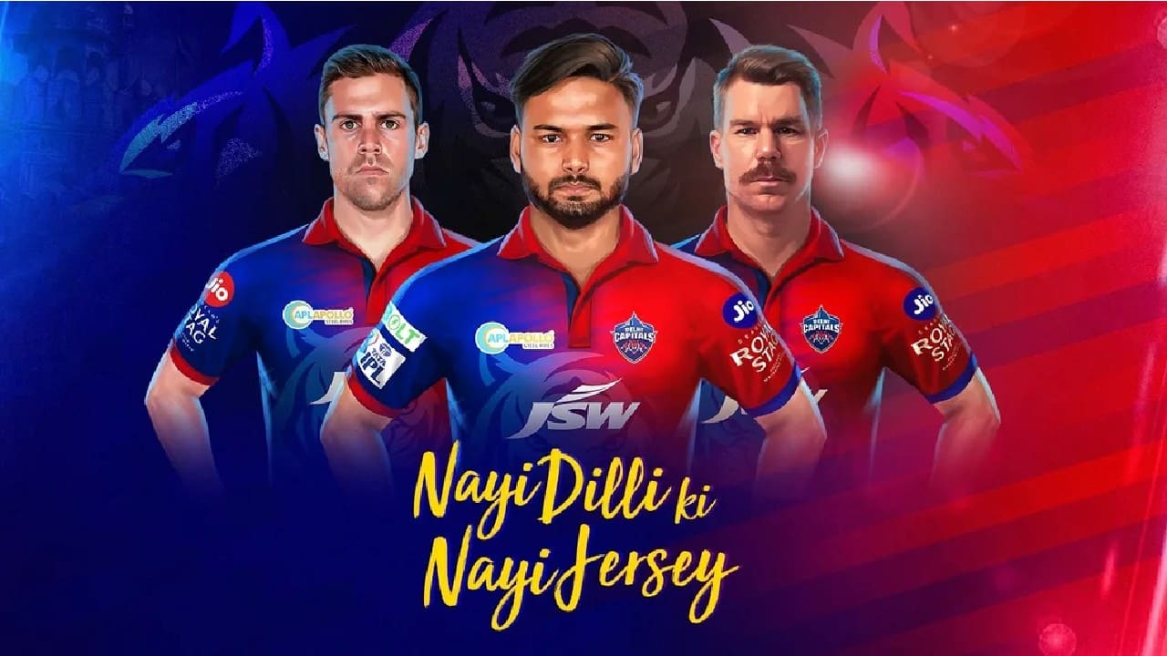IPL Delhi Capitals 2022 Jersey / Shirt, India DC, Cricket, T20, Daredevils  TATA