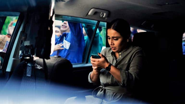 Vidya Balan as journalist Maya Menon in 'Jalsa'. (Image: Amazon Prime Video)