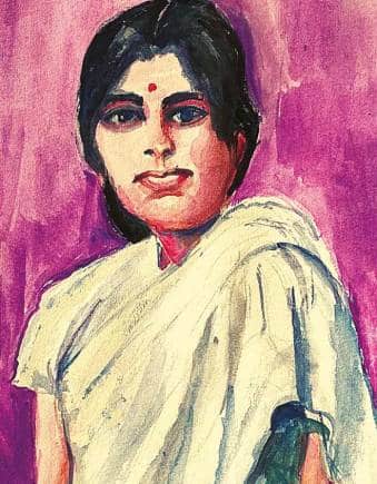 Janaki Ammal (Illustration by Ilina Singh for 'The Gutsy Girls of Science')