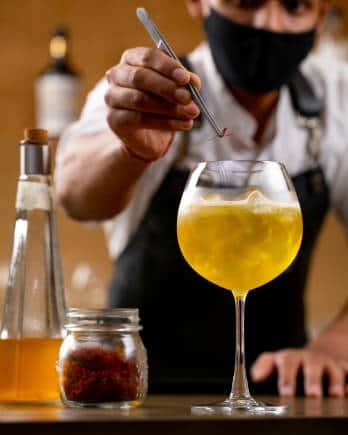 Saffron kehwa at Noon