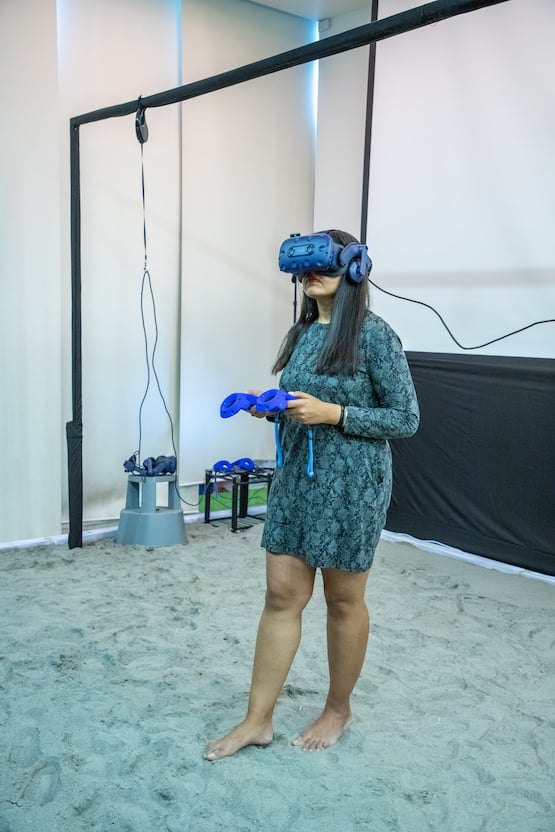 The Infinite Library is a VR installation about reimagining libraries of the future at the Goethe-Institut/Max Mueller Bhavan, Delhi from March 23-27.