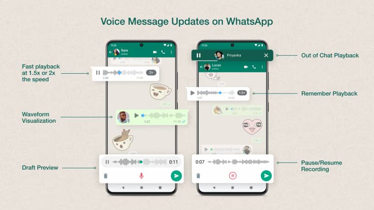 WhatsApp Voice updates