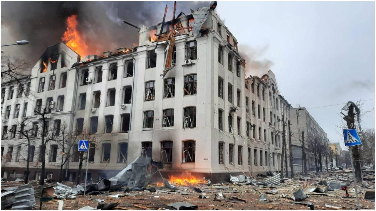 Video: Russian missile strikes one of the first universities in Soviet empire in Ukraine's Kharkiv