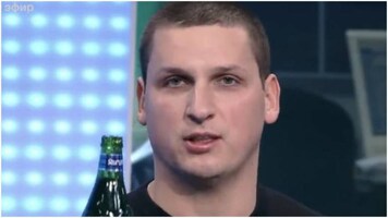 On TV, Russian CEO says he'll go back to working as Santa Claus, drinks to 'death' of stock market