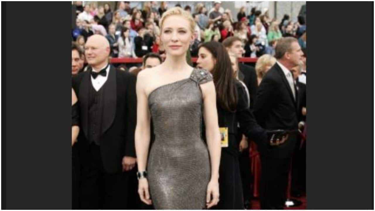 Kate Blanchett wore a $200,000 Armani Prive gown embellished with Swarovski crystals in 2007. (Image credit: AFP) 