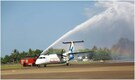 At Sri Lanka's oldest airport, first landing in 54 years. See photos