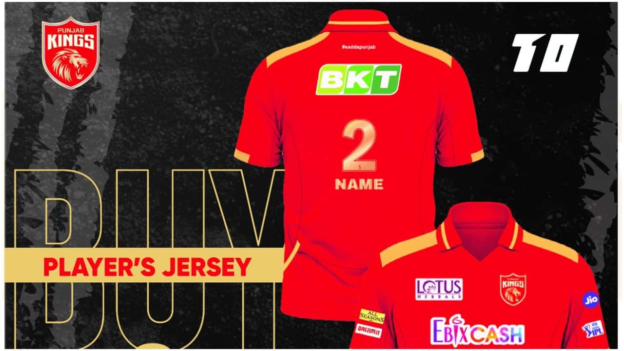 Punjab Kings stuck to their customary fiery red jerseys for this season of the IPL. (Image credit: @PunjabKingsIPL/Twitter)