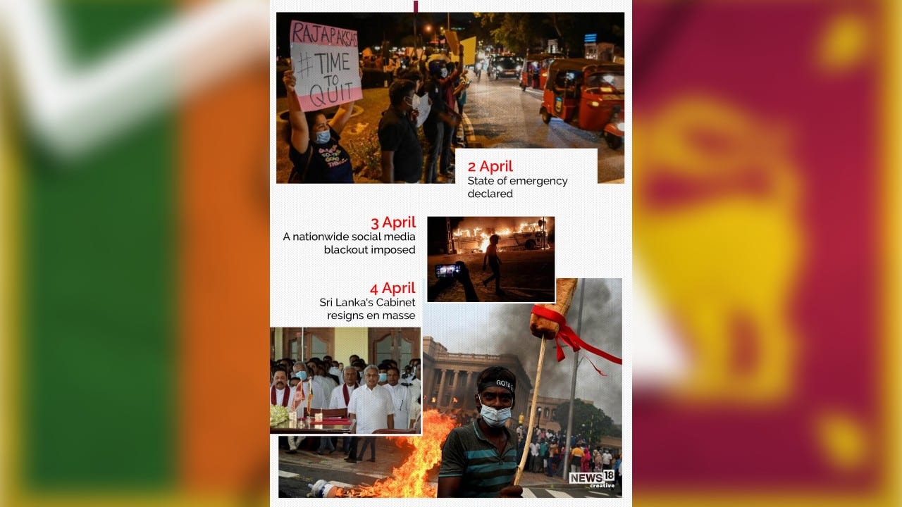 On April 2, state of emergency was declared and the next day a nationwide social media blackout imposed. (Image: News18 Creative)