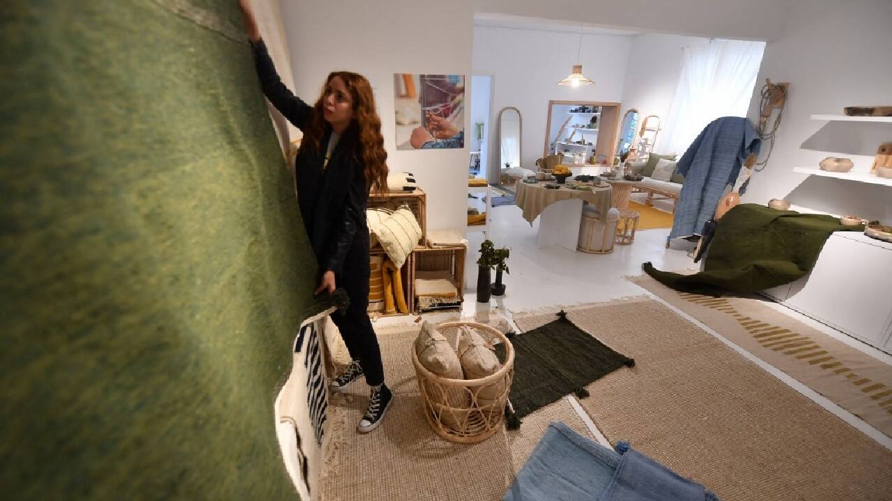 Yet the association also tries to avoid creating conflicts within families. It pays the women not in cash but in post office accounts where their husbands can't see how much they are making -- or use it to pay household bills. Using its system of ordering in advance, Shanti runs a boutique in the capital Tunis. (Image: AFP)