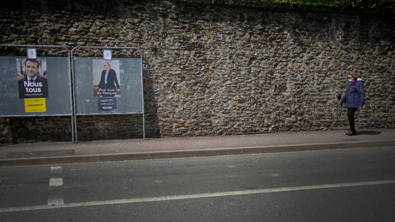 The two candidates must make their final pitches to the French electorate before campaining for the presidential runoff is legally required to end at midnight. (Image: AP)