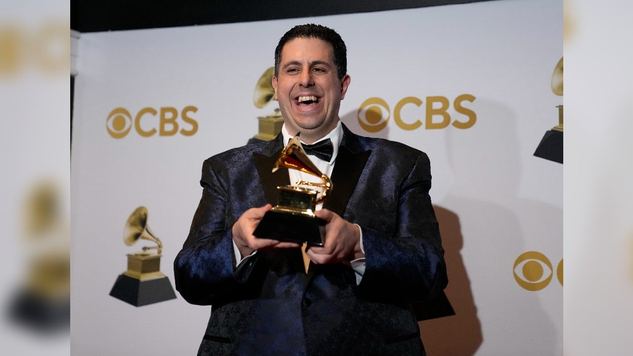 Ricky Riccardi, winner of the award for best album note for &quot;The Complete Louis Armstrong Columbia And RCA Victor Studio Sessions 1946-1966&quot;. (Image: AP)