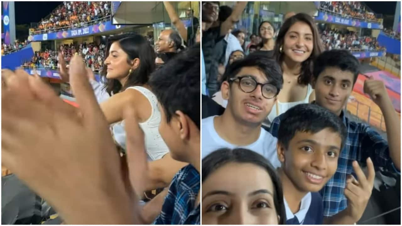 This woman ended up watching an IPL match with Anushka Sharma