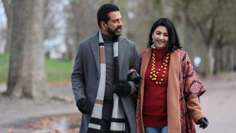 Jaaved Jaaferi and Deepti Bhatnagar in 'Never Kiss Your Best Friend 2' on Zee 5.