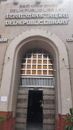 The recently renovated 159-year-old Hardayal Municipal Public Library near Chandni Chowk and Nai Sarak. (Photo: Nilutpal Thakur)
