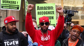 Amazon Labour Union (ALU) organiser Christian Smalls (Image: Reuters)