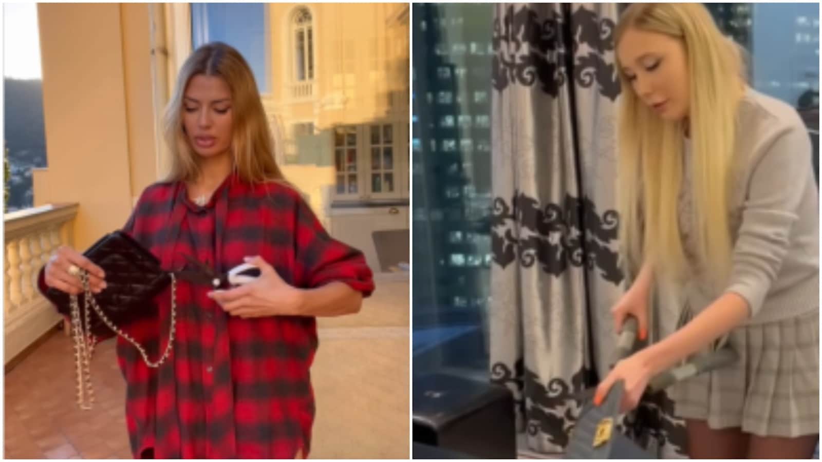 Russian influencers are destroying their Chanel bags, sharing