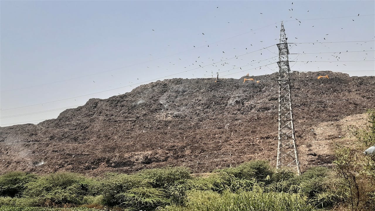 The spot that caught fire