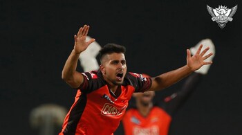 Umran Malik is among the handful of Indian bowlers to breach the 150 kmph barrier. (Image: Twitter.com/SunRisersHyderabad)