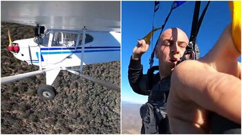 Trevor Jacob has been accused of deliberately crashing an airplane (Image: TrevorJacob/YouTube)