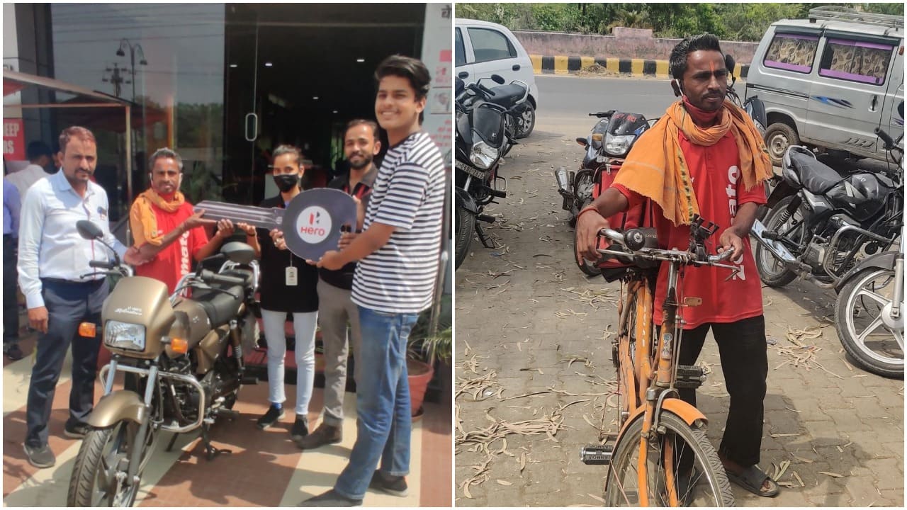 zomato bicycle