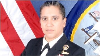 Shanti Sethi was also the first female commander of a US naval vessel to visit India. (Image credit: LinkedIn)