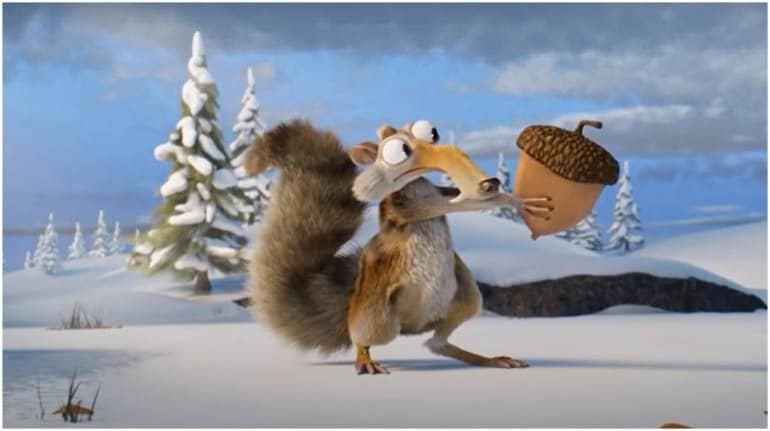 Watch: Ice Age's Scrat finally gets his acorn in farewell video from  animation studio