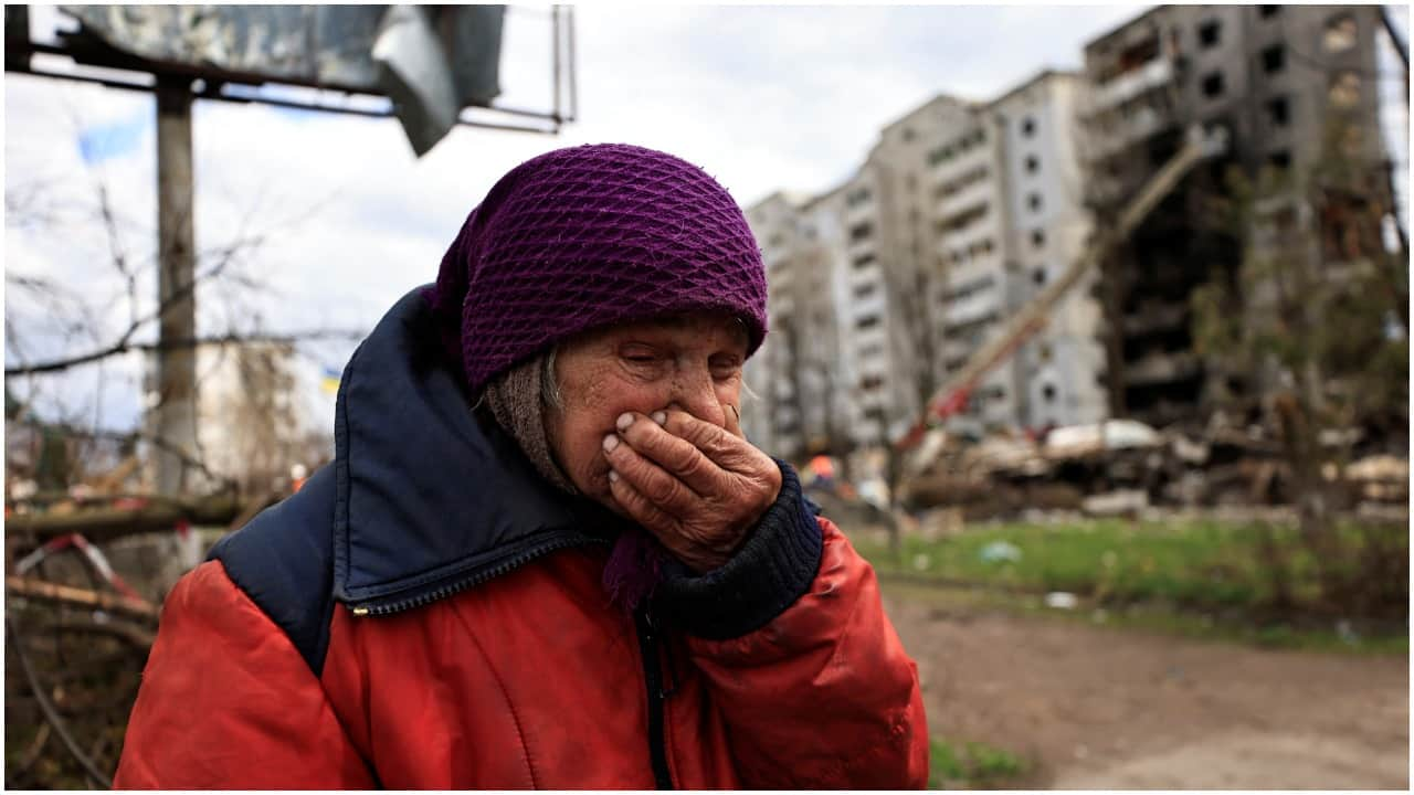 In Photos Amid Russia Ukraine War 82 Year Old Survives With Her Chickens   Pjimage 2022 04 17T123328.154 