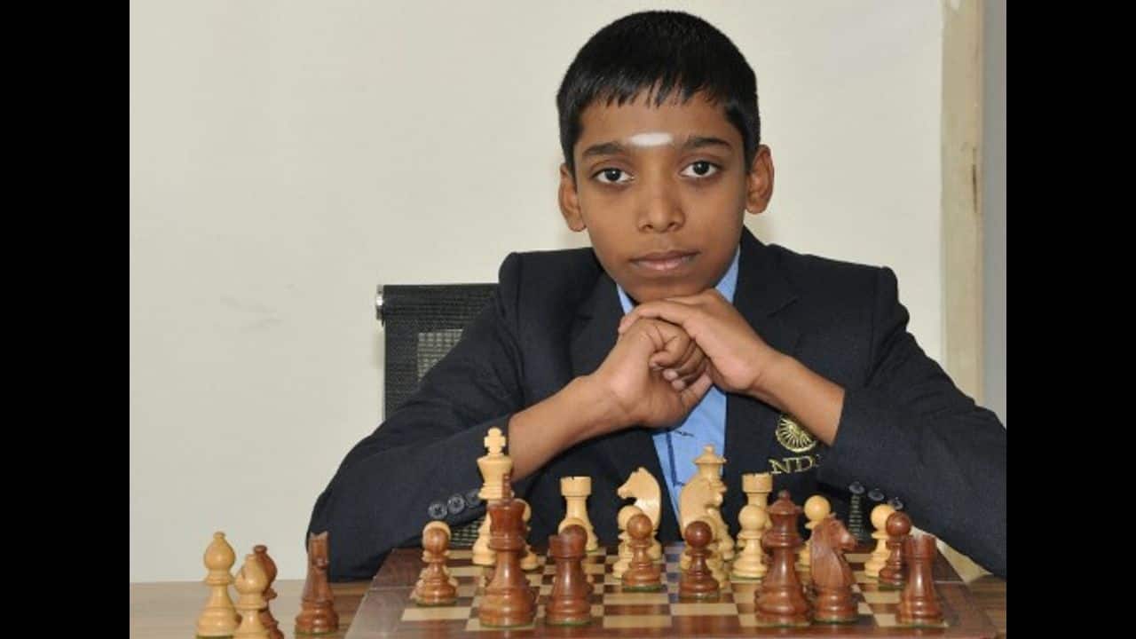 GM Rameshbabu Praggnanandhaa scored a nice win the White pieces in