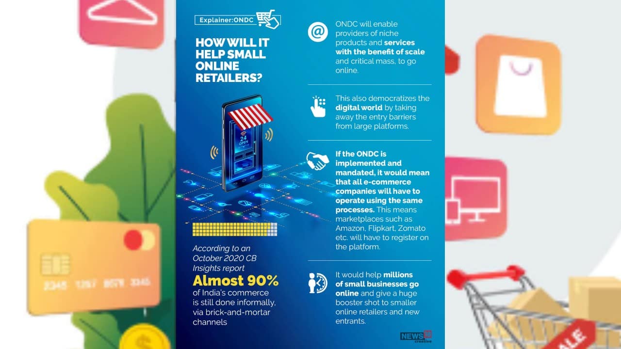 According to an October 2020 CB Insights report, almost 90 percent of India’s commerce is still done informally, via brick-and-mortar channels. (Image: News18 Creative) According to an October 2020 CB Insights report, almost 90 percent of India’s commerce is still done informally, via brick-and-mortar channels. (Image: News18 Creative)