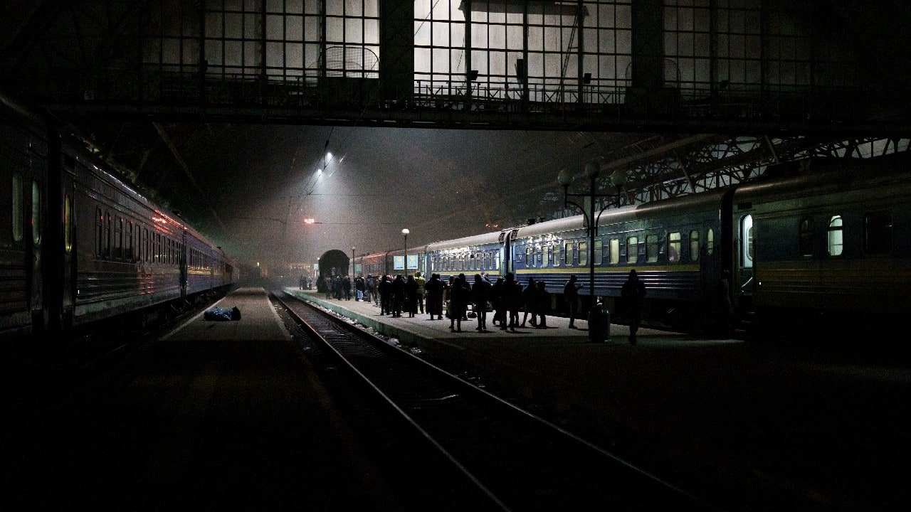 Especially hard, he says, were seeing the all-too-common scenes of refugees displaced from their homes, seeking a safe place from the shelling. “Although we expect that to happen when there is war, it’s still hard to see, and it still impacts you a lot,” Dana adds. (Image: AP)