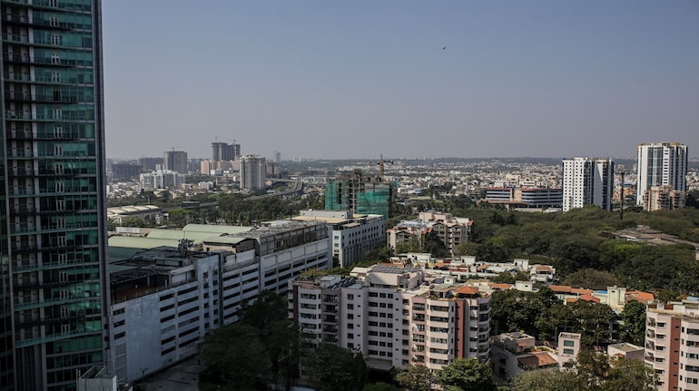 Residential buildings in Bengaluru. Photographer: Dhiraj Singh/Bloomberg